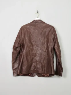 Women's Vintage Soft Brown Leather Jacket M