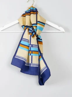 Women's Vintage Striped Scarf