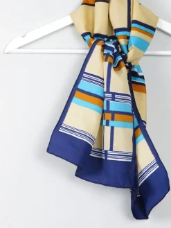 Women's Vintage Striped Scarf