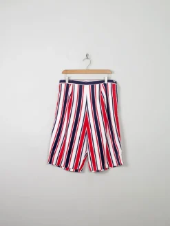 Women's Vintage Striped Shorts M