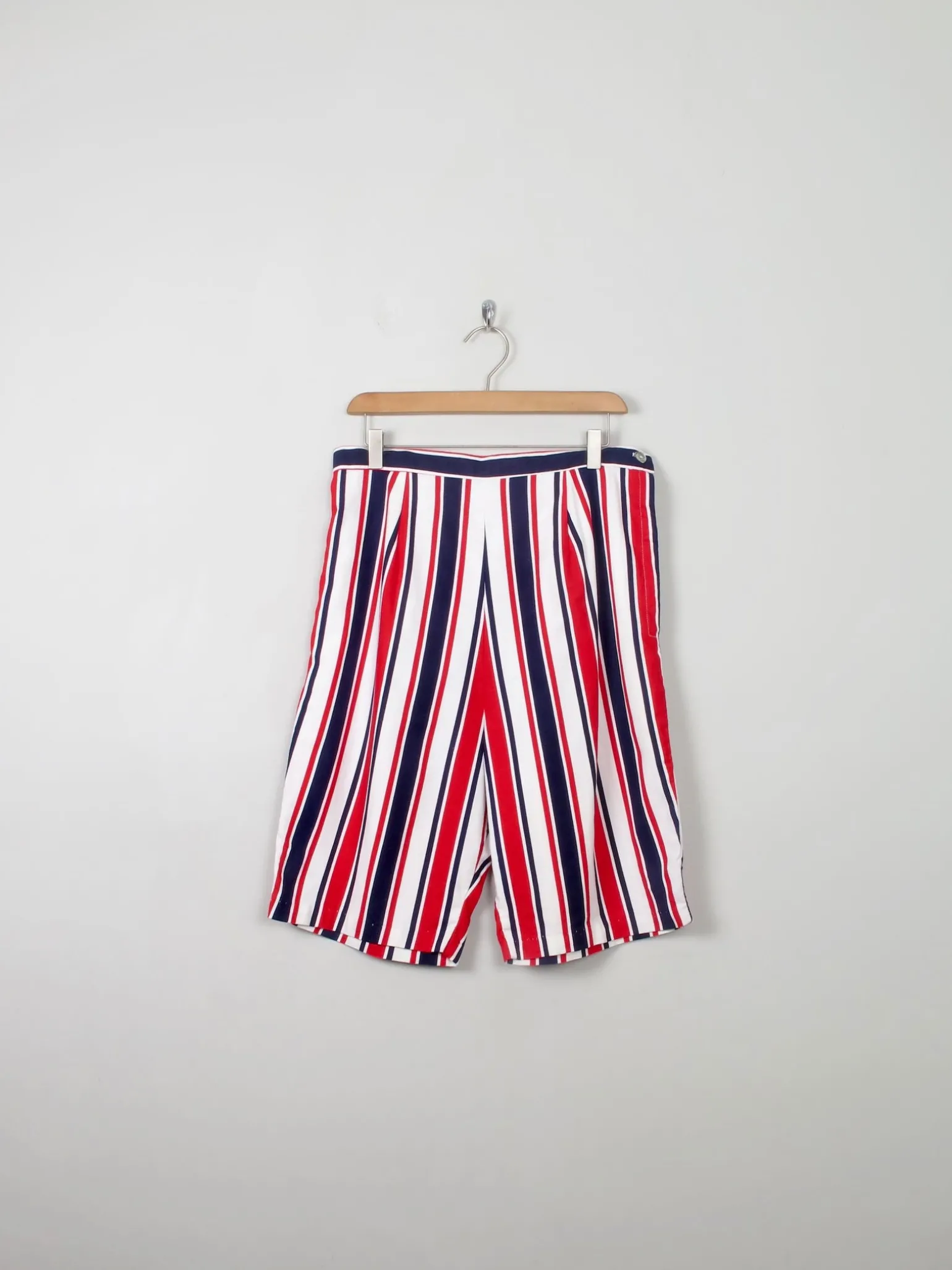 Women's Vintage Striped Shorts M
