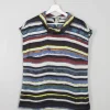 Women's Vintage Striped Sleeveless Blouse Clements Ribeiro M