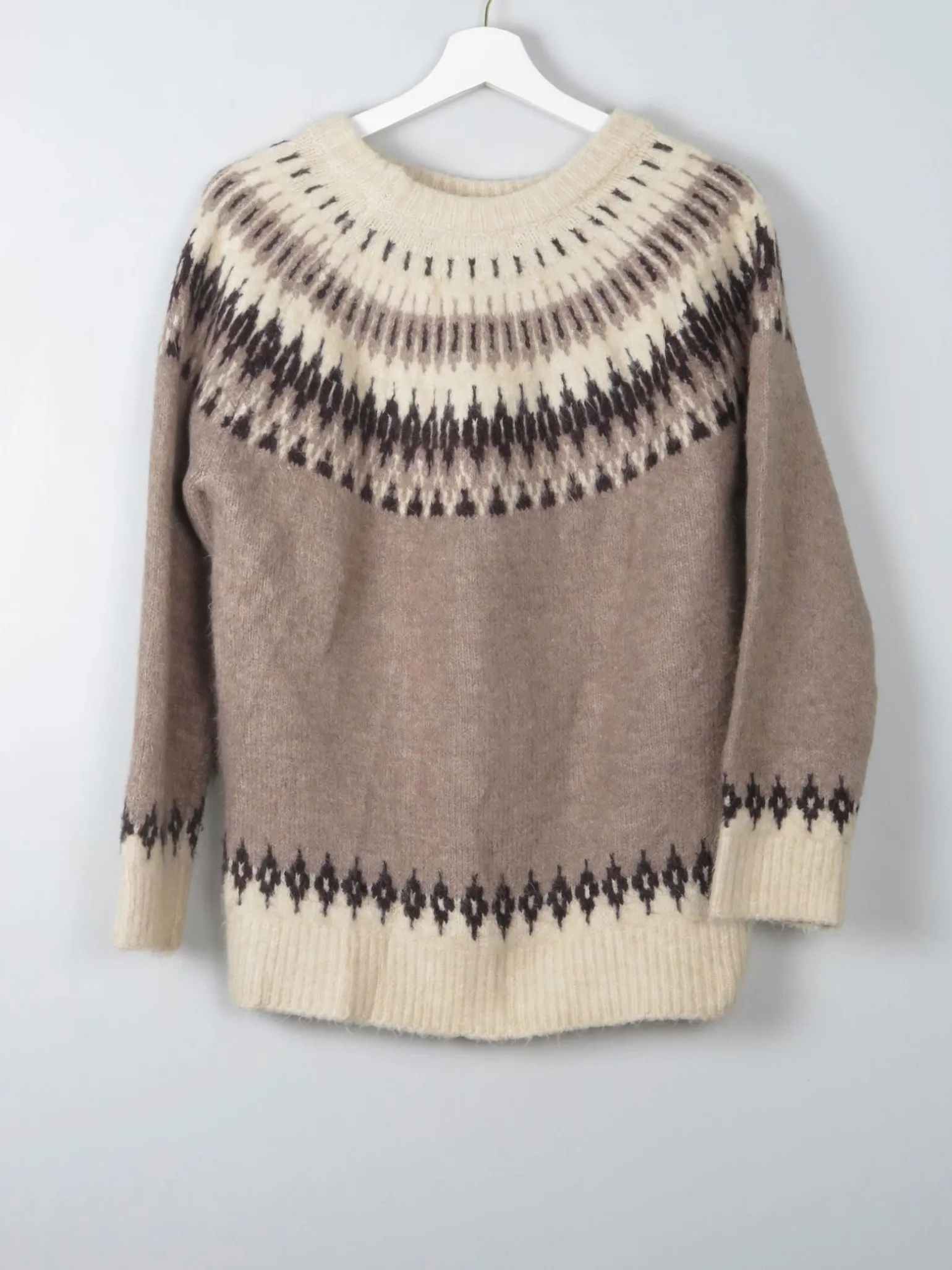 Women's Vintage Style Nordic  Jumper S/M