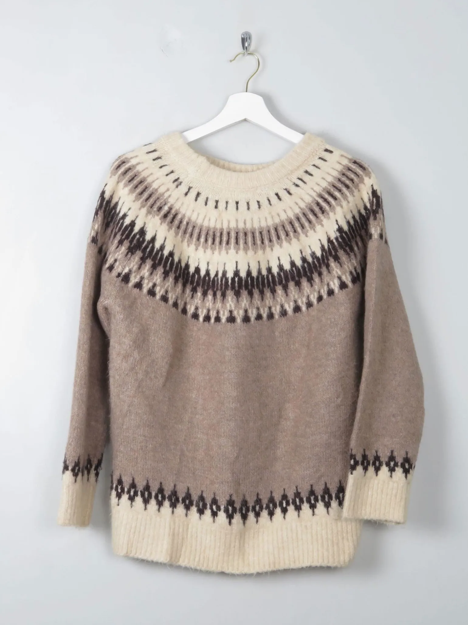Women's Vintage Style Nordic  Jumper S/M