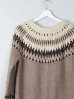 Women's Vintage Style Nordic  Jumper S/M