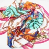 Women's Vintage Style Printed Large Scarf New