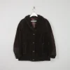 Women's Vintage Suede Jacket Brown 1960s S/M