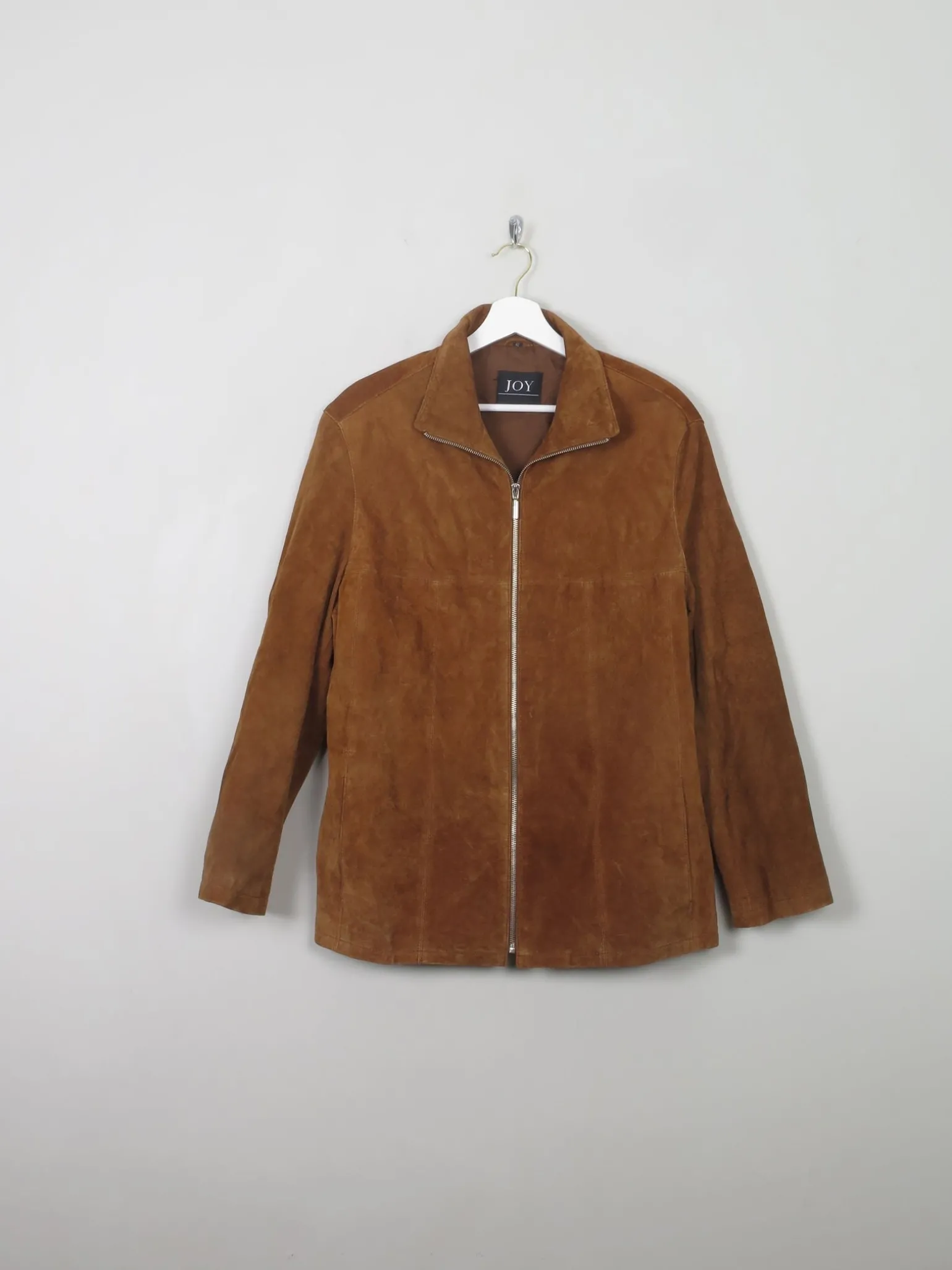 Women's Vintage Tan Suede Jacket M/L