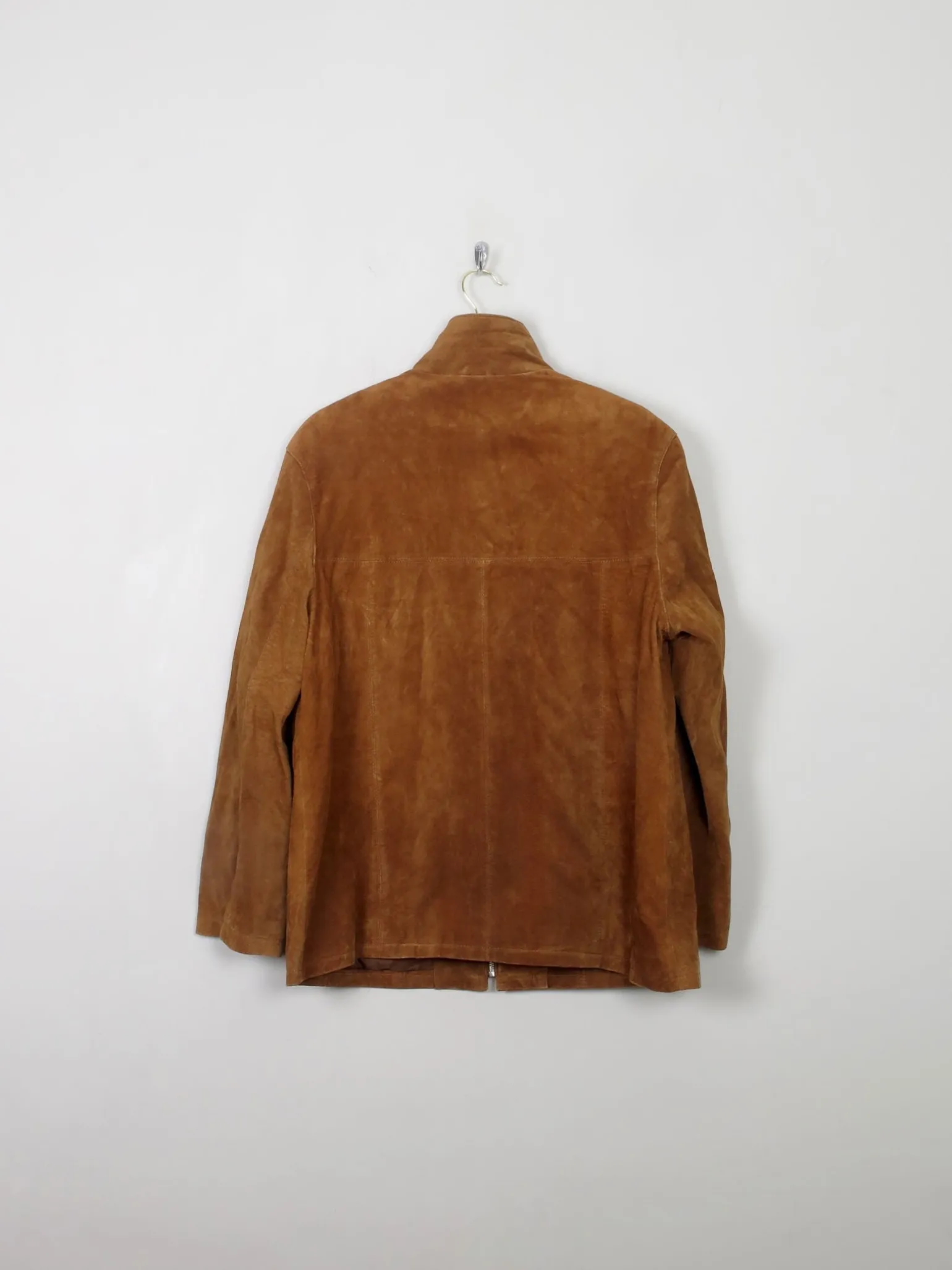 Women's Vintage Tan Suede Jacket M/L