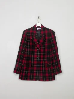 Women's Vintage Tartan Blazer M/L