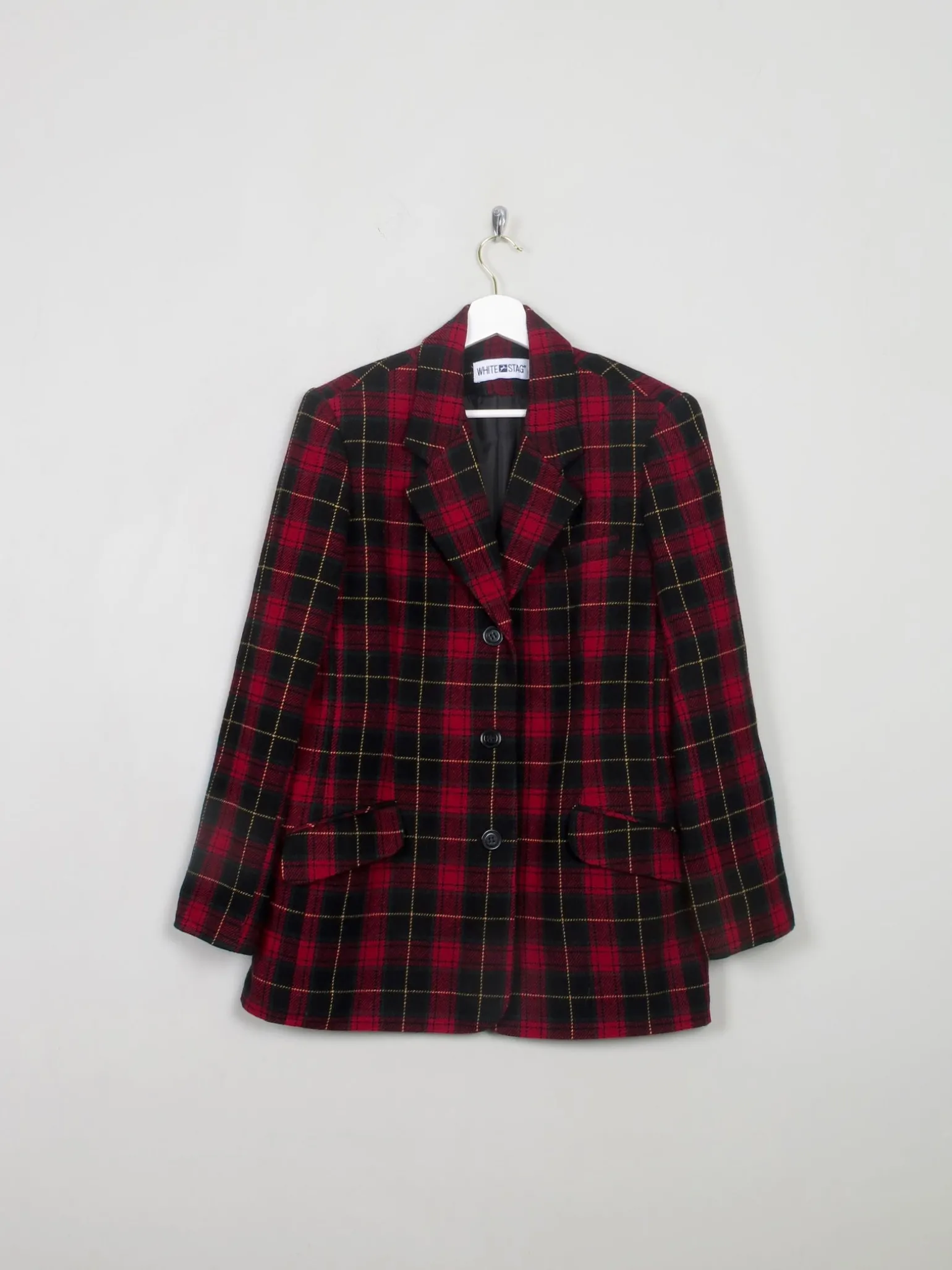 Women's Vintage Tartan Blazer M/L