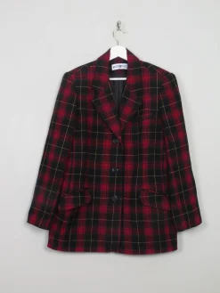 Women's Vintage Tartan Blazer M/L