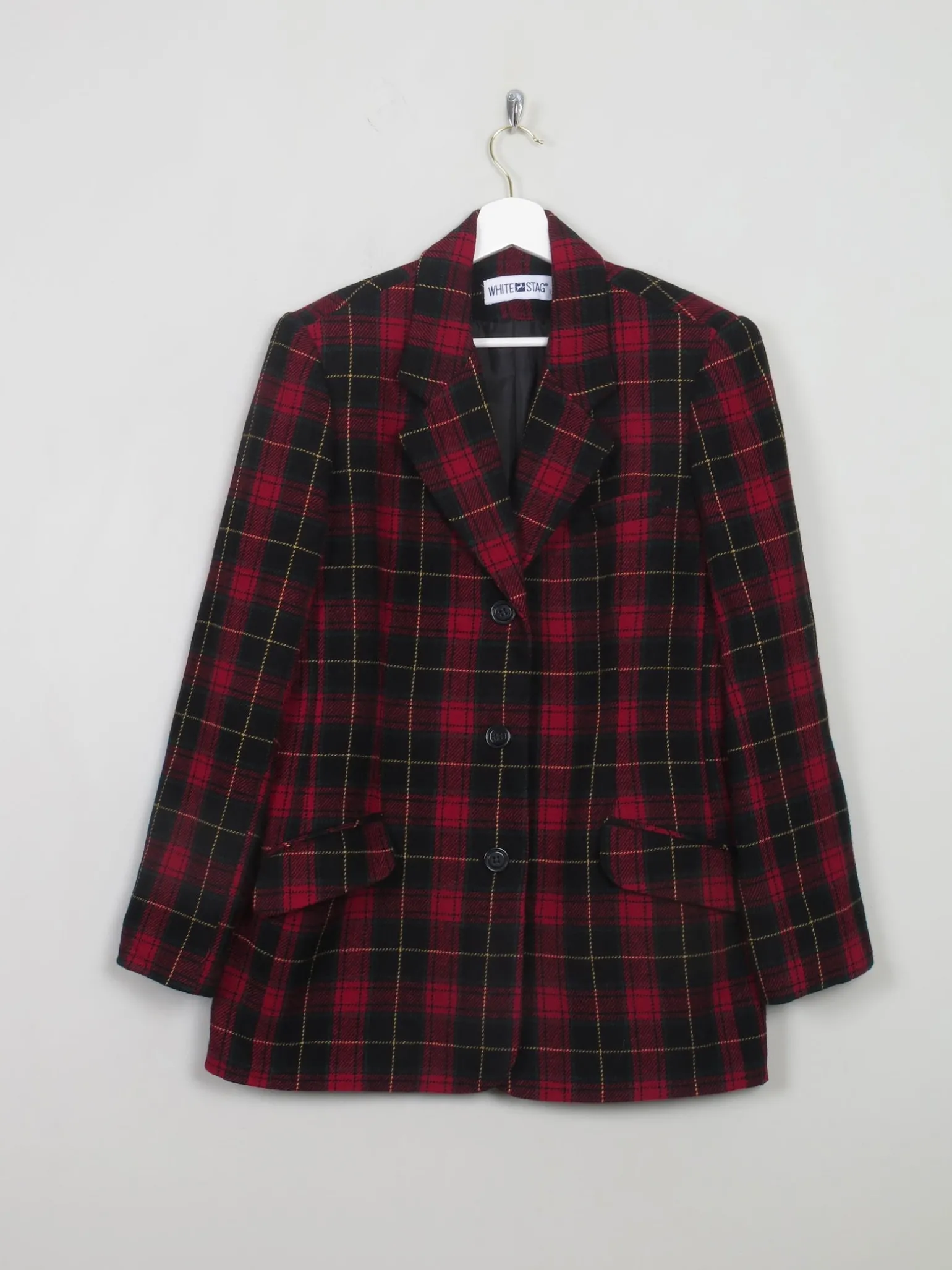 Women's Vintage Tartan Blazer M/L