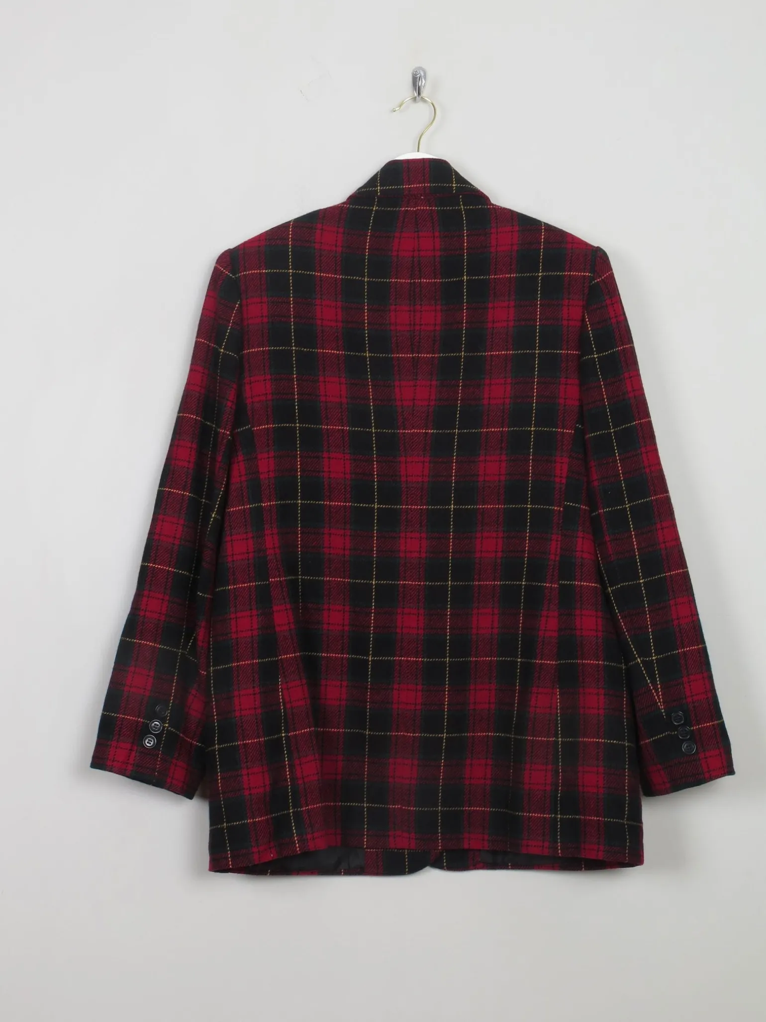 Women's Vintage Tartan Blazer M/L