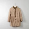 Women's Vintage Taupe Sheepskin Jacket S