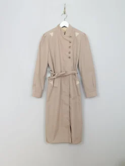 Women's Vintage Taupe Trench Coat S/M