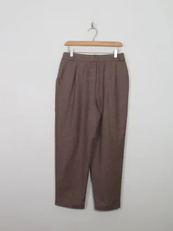 Women's Vintage Teddy Brown High Waisted Trousers 29