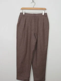Women's Vintage Teddy Brown High Waisted Trousers 29