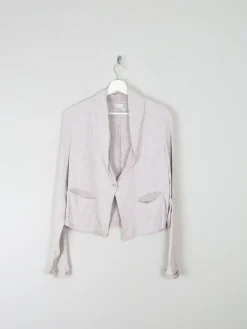 Women's Vintage Transit Cropped Jacket Ecru S