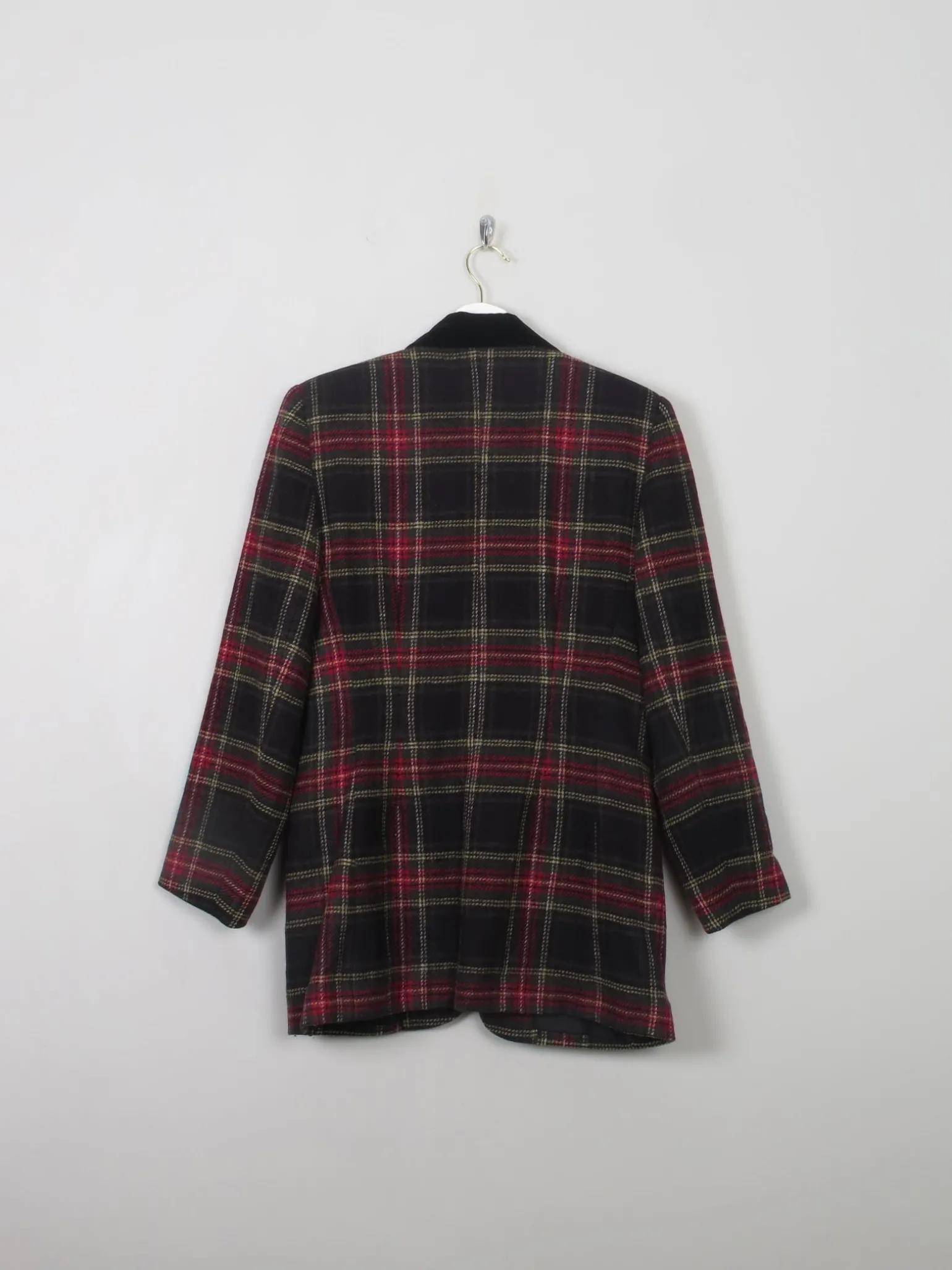 Women's Vintage Tweed Tartan Jacket S