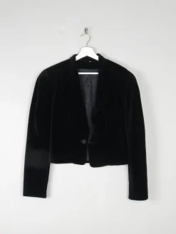Women's  Vintage Velvet Cropped  Jacket S/M