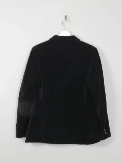 Women's Vintage Velvet Jacket Black Tailored S