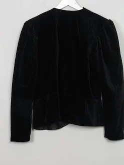Women's Vintage Velvet Jacket With Studs M