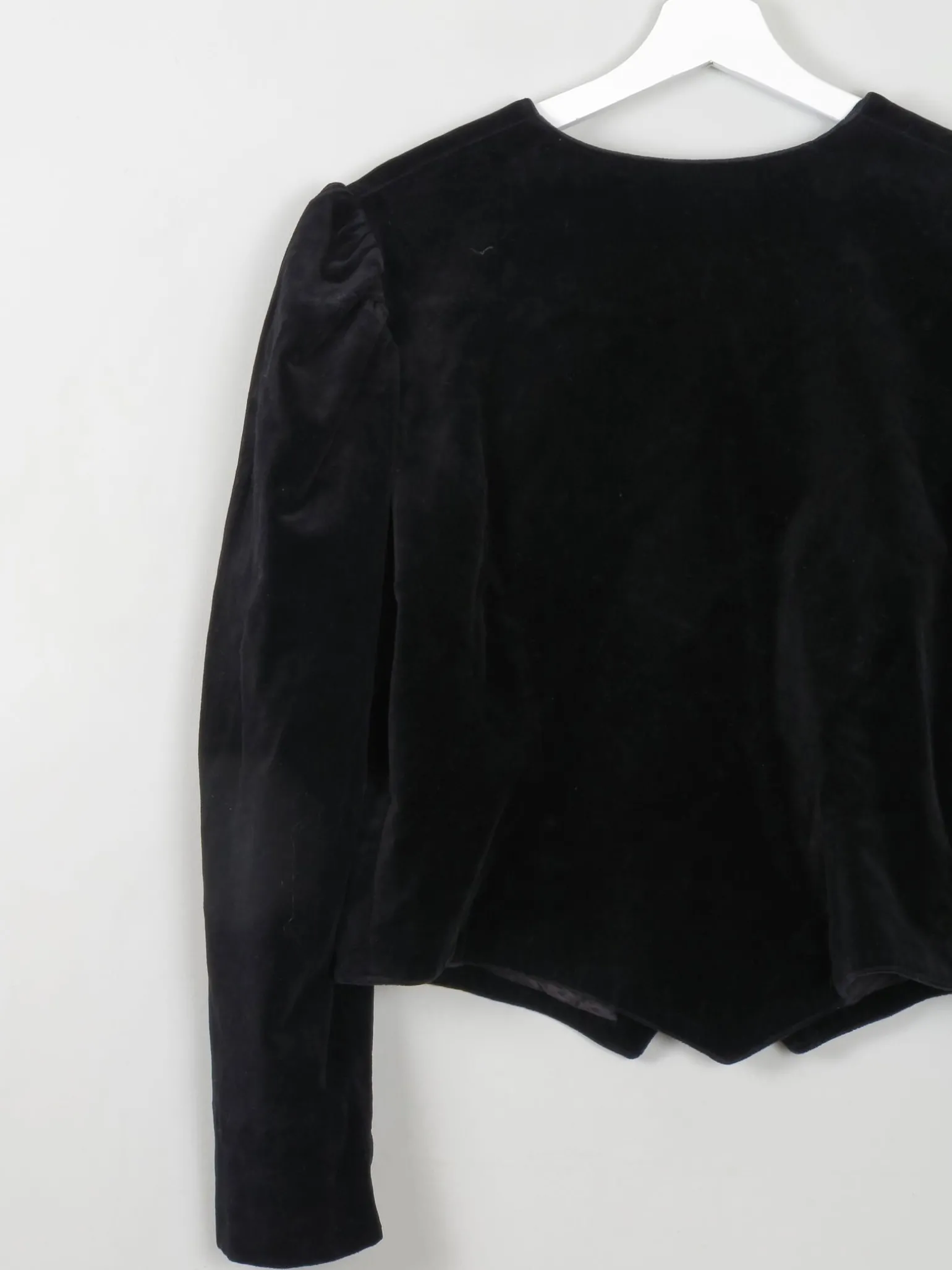 Women's Vintage Velvet Jacket Austrian Cropped L/XL