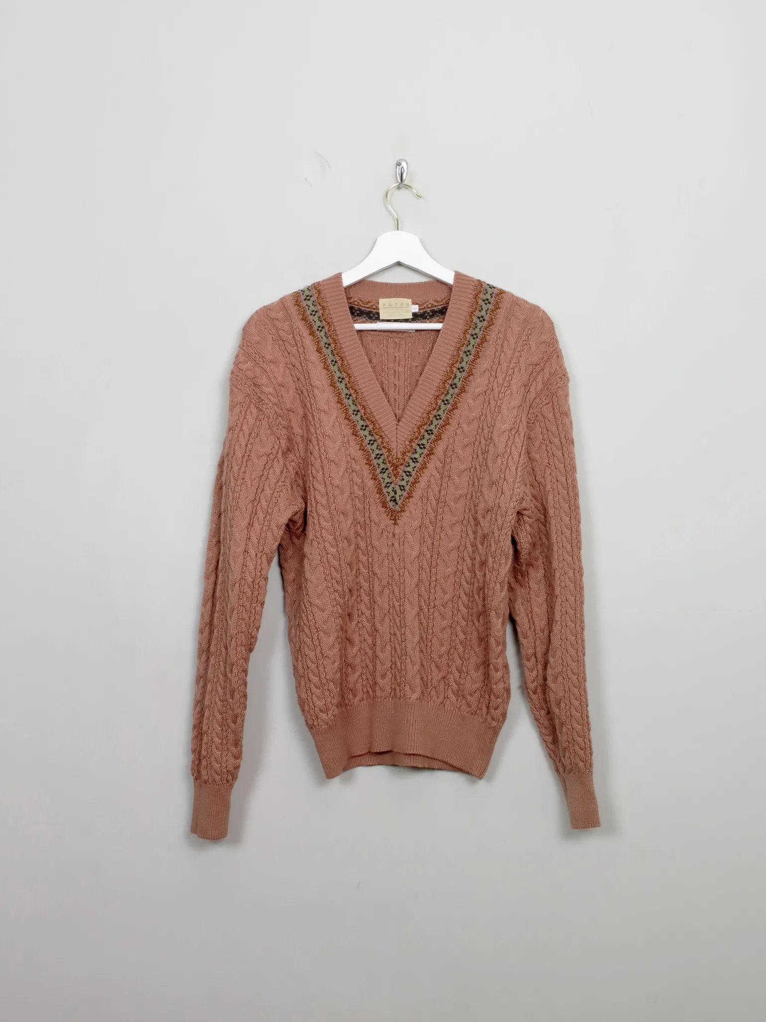 Women's Vintage V-Neck Jumper M