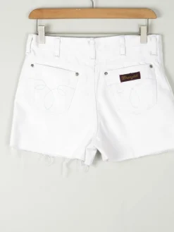 Women’s Vintage White Denim Shorts 28