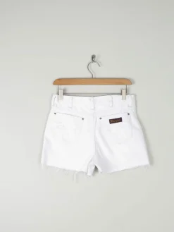 Women’s Vintage White Denim Shorts 28