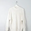 Women's Vintage Wool Embellished Jumper M/L
