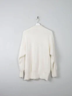 Women's Vintage Wool Embellished Jumper M/L