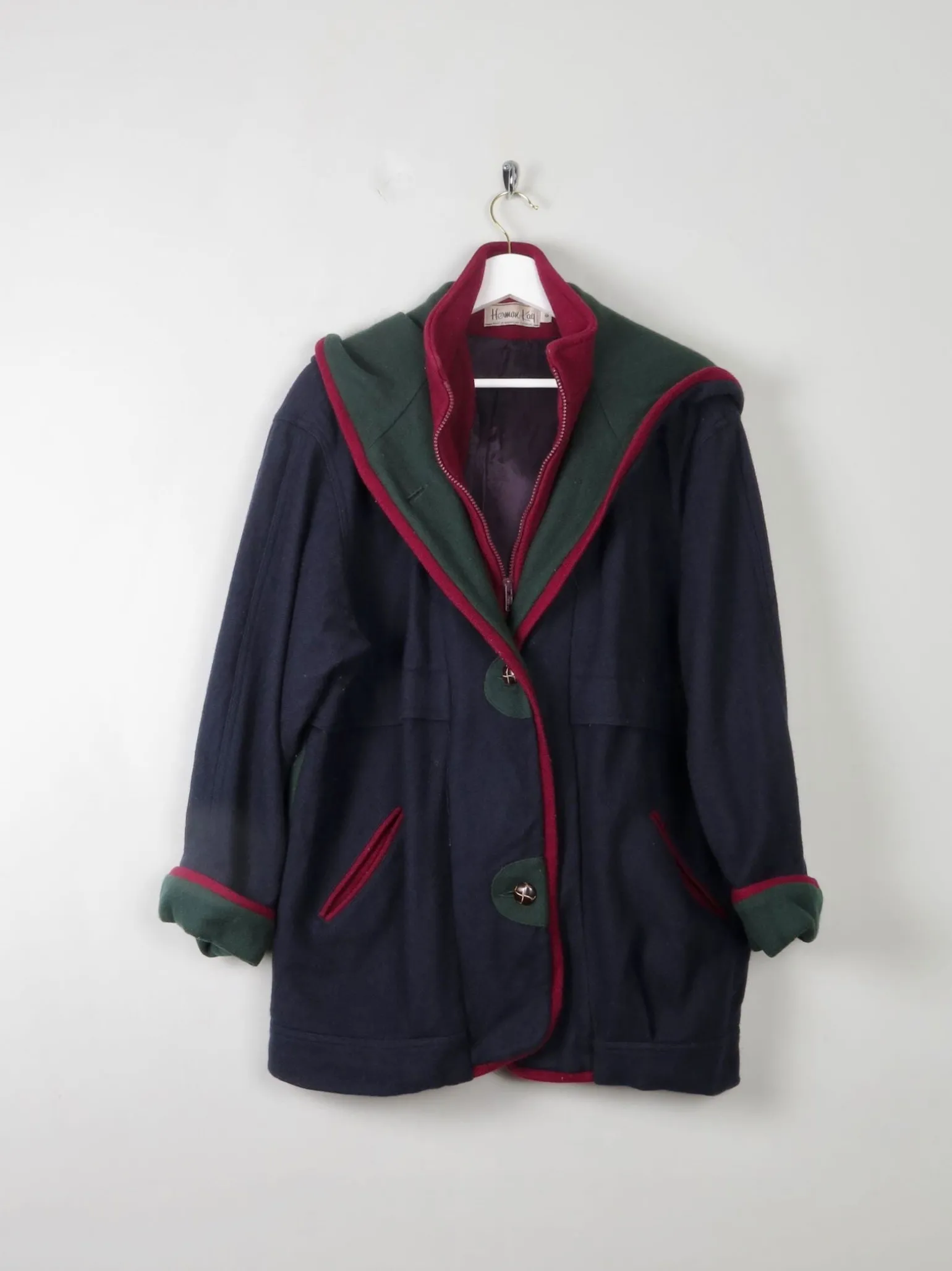 Women's Vintage Wool Jacket By Herman Kay S/M