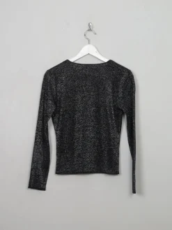 Women's Vintage Wool Silver Cardigan S