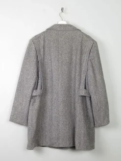 Women's Vintage Wool Tweed Short Coat L/XL