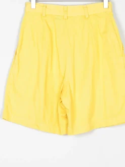Women’s Vintage Yellow Bermuda Shorts 8 27