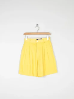 Women’s Vintage Yellow Bermuda Shorts 8 27
