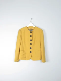 Women’s Vintage Yellow/Mustard Louis Feraud Jacket M