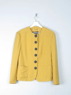Women’s Vintage Yellow/Mustard Louis Feraud Jacket M