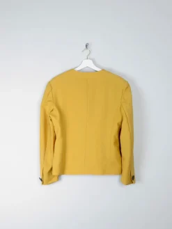 Women’s Vintage Yellow/Mustard Louis Feraud Jacket M