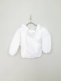 Women's White Designer Blouse By Patau M
