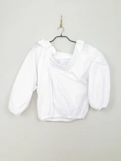 Women's White Designer Blouse By Patau M