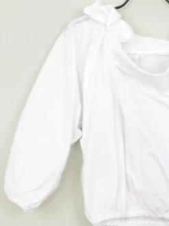 Women's White Designer Blouse By Patau M