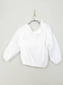 Women's White Designer Blouse By Patau M
