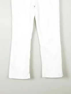 Women's White Vintage Boot Cut Jeans 31