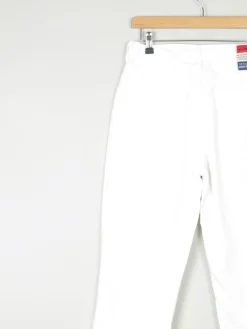 Women's White Vintage Boot Cut Jeans 31