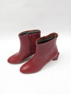 Women's Wine Cos Ankle Boots New 7/40