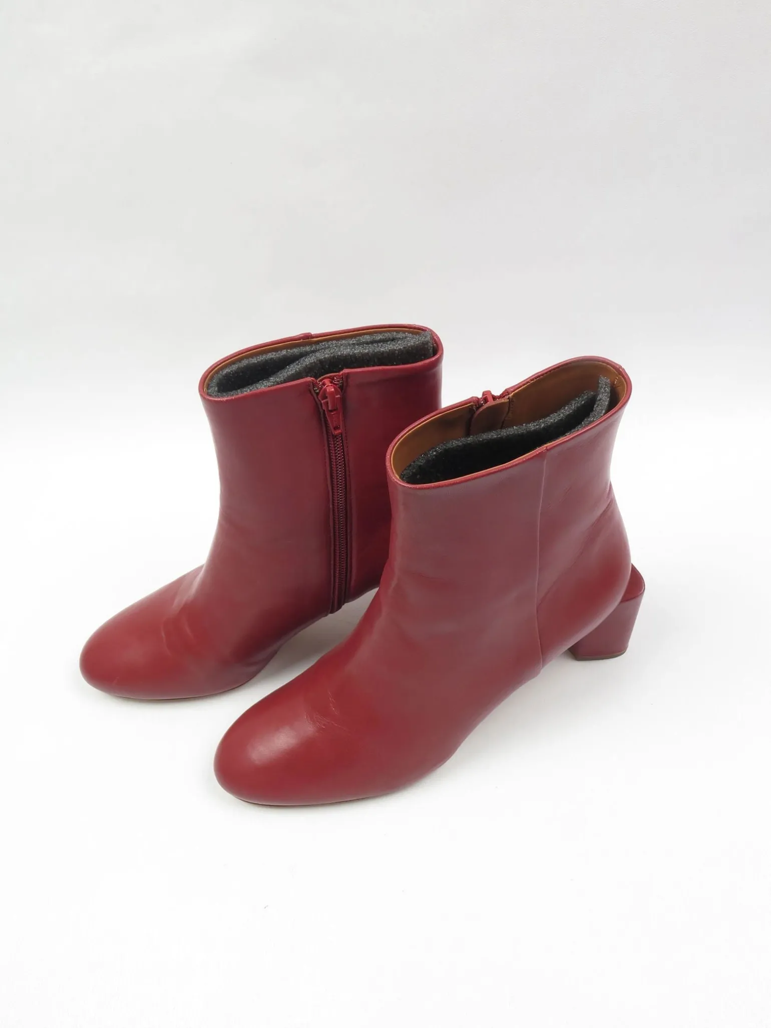 Women's Wine Cos Ankle Boots New 7/40