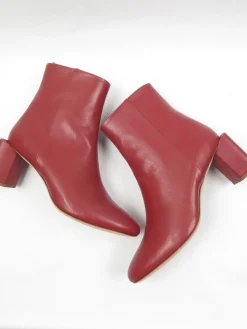 Women's Wine Cos Ankle Boots New 7/40